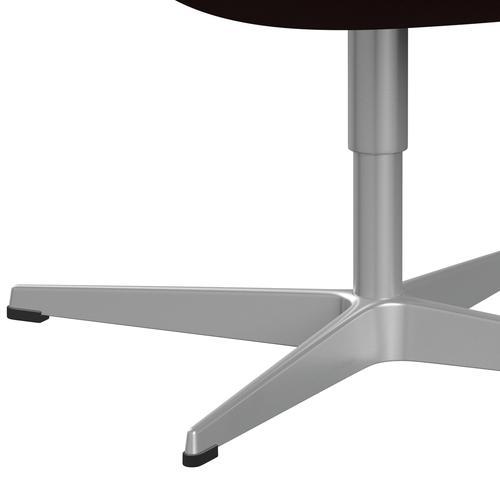 Fritz Hansen Swan Lounge stoel, zilvergrijs/tonus warm bruin (374)