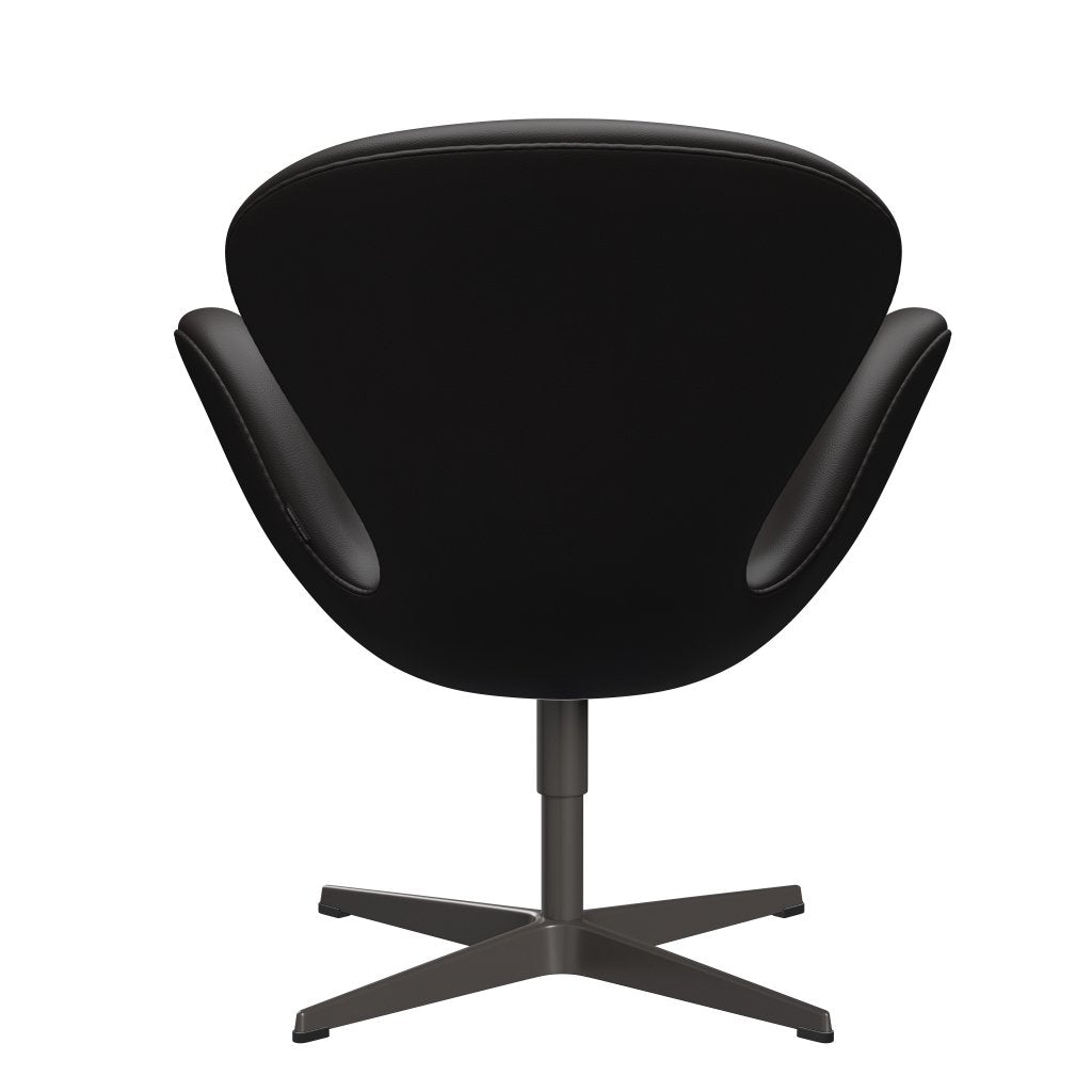 [product_category]-Fritz Hansen Swan Lounge Chair, Warm Graphite/Aura Black Brown-Fritz Hansen-3320-CLBBR-WGBASE-FRI-4