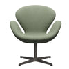  Swan Lounge Chair Warm Graphite/Divina Melange Light Green