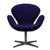  Swan Lounge Stuhl warmes Graphit/Divina Violet Dark (692)