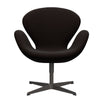  Swan Lounge Chair Warm Graphite/Fame Dark Brown