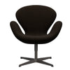  Swan Lounge -stoel warm grafiet/Hallingdal Black/Brown