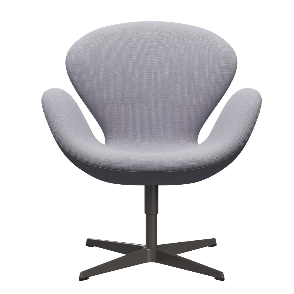 [product_category]-Fritz Hansen Swan Lounge Chair, Warm Graphite/Steelcut Siber Grey Light-Fritz Hansen-3320-STI135-WGBASE-FRI-1