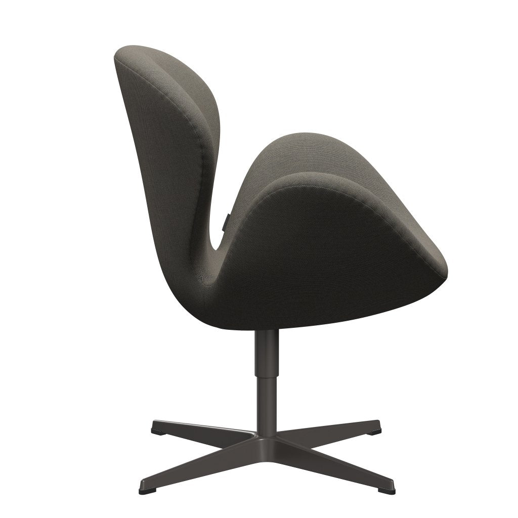 [product_category]-Fritz Hansen Swan Lounge Chair, Warm Graphite/Steelcut Trio Light Brown-Fritz Hansen-3320-STR253-WGBASE-FRI-3