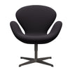  Swan Lounge Chair Warm Graphite/Steelcut Violet Dark