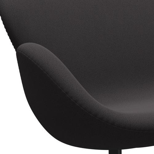 [product_category]-Fritz Hansen Swan Sofa 2 Seater, Black Lacquered/Capture Charcoal-Fritz Hansen-3321-CP5501-BLLA-FRI-7