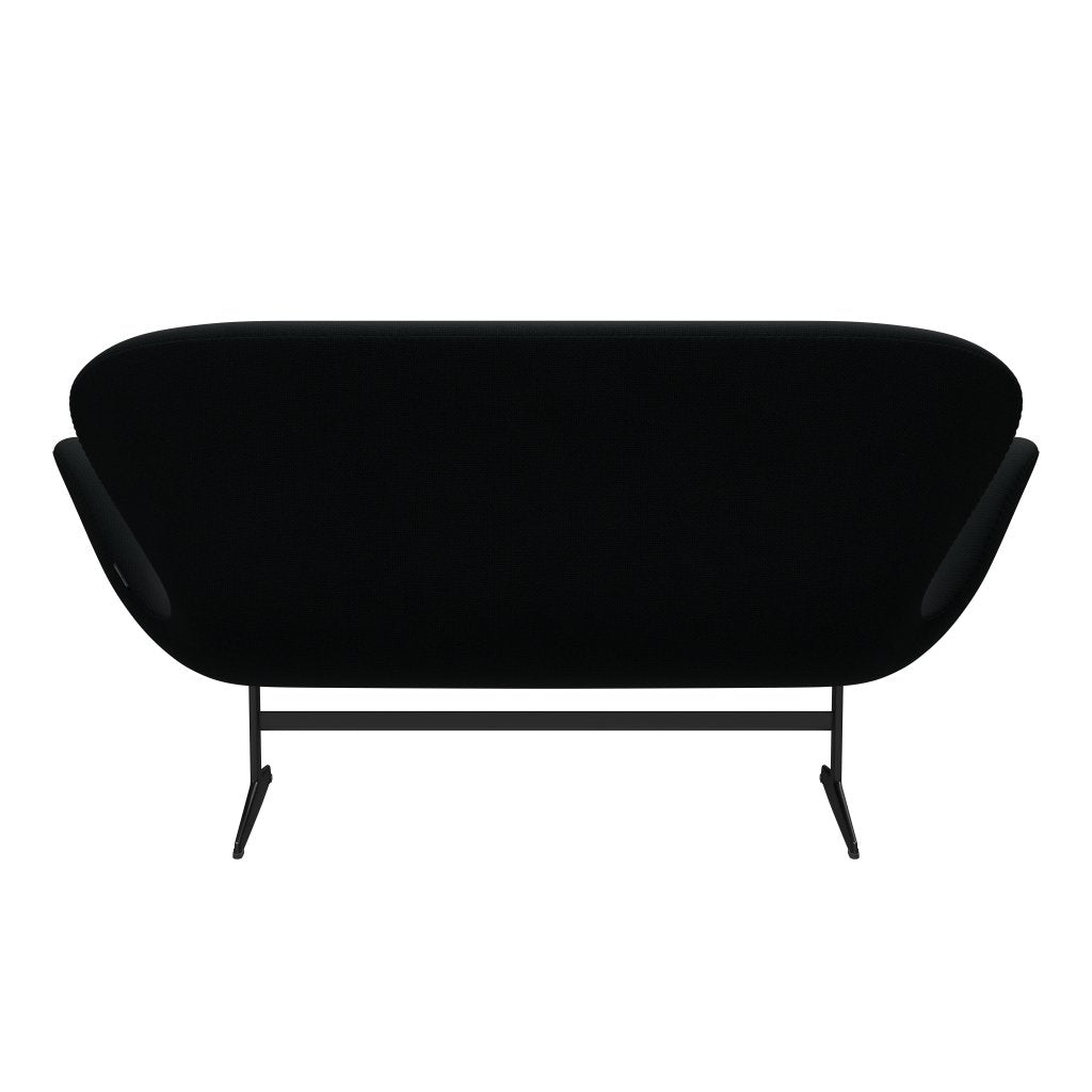 [product_category]-Fritz Hansen Swan Sofa 2 Seater, Black Lacquered/Diablo Black-Fritz Hansen-3321-DIA100-BLLA-FRI-4