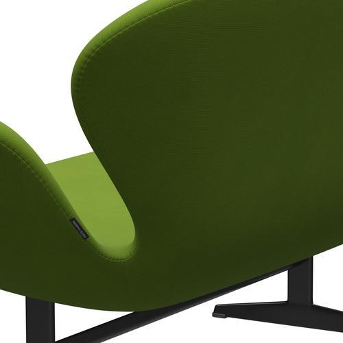 [product_category]-Fritz Hansen Swan Sofa 2 Seater, Black Lacquered/Fame Green-Fritz Hansen-3321-F68035-BLLA-FRI-5