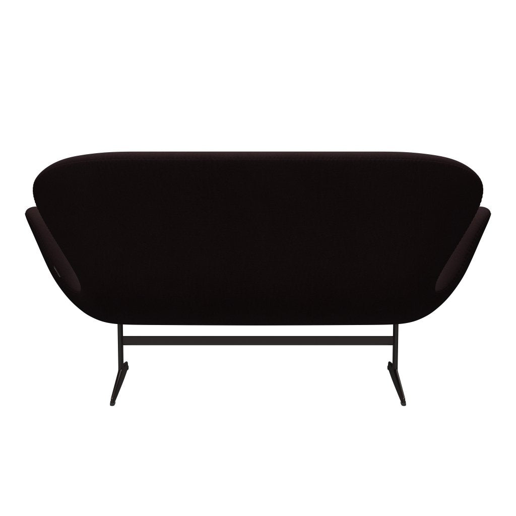 [product_category]-Fritz Hansen Swan Sofa 2 Seater, Brown Bronze/Christianshavn Dark Red Uni-Fritz Hansen-3321-CH1142-BBBASE-FRI-4