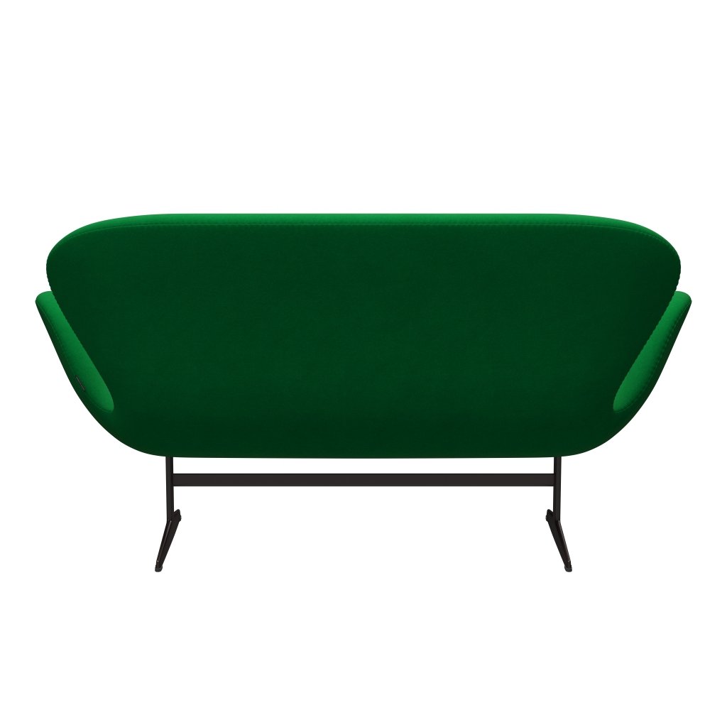 [product_category]-Fritz Hansen Swan Sofa 2 Seater, Brown Bronze/Divina Grass Green-Fritz Hansen-3321-DIV922-BBBASE-FRI-4