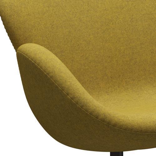 [product_category]-Fritz Hansen Swan Sofa 2 Seater, Brown Bronze/Divina Melange Yellow-Fritz Hansen-3321-DIM427-BBBASE-FRI-7