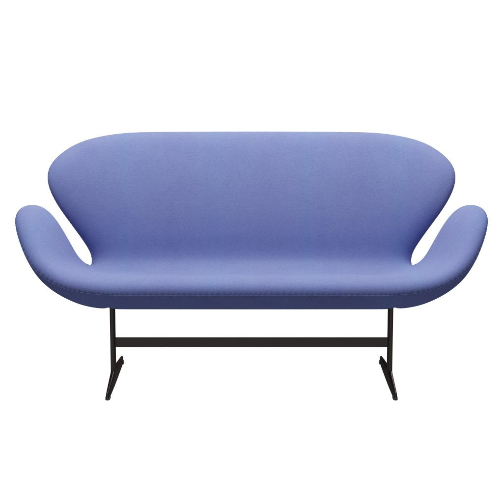 Fritz Hansen Swan divano 2 posti, bronzo marrone/divina pastello blu