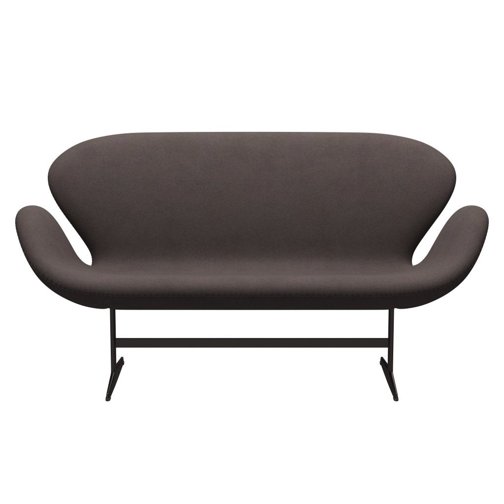 Fritz Hansen Swan Sofa 2 plazas, bronce marrón/Divina pastel marrón