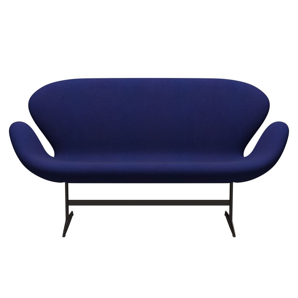 Fritz Hansen Joutsen sohva 2 -paikkainen, ruskea pronssi/Divina Violet Dark (684)