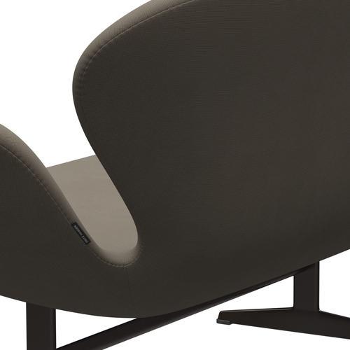 Fritz Hansen Canapé de cygne 2 places, bronze brun / renommée beige (61003)