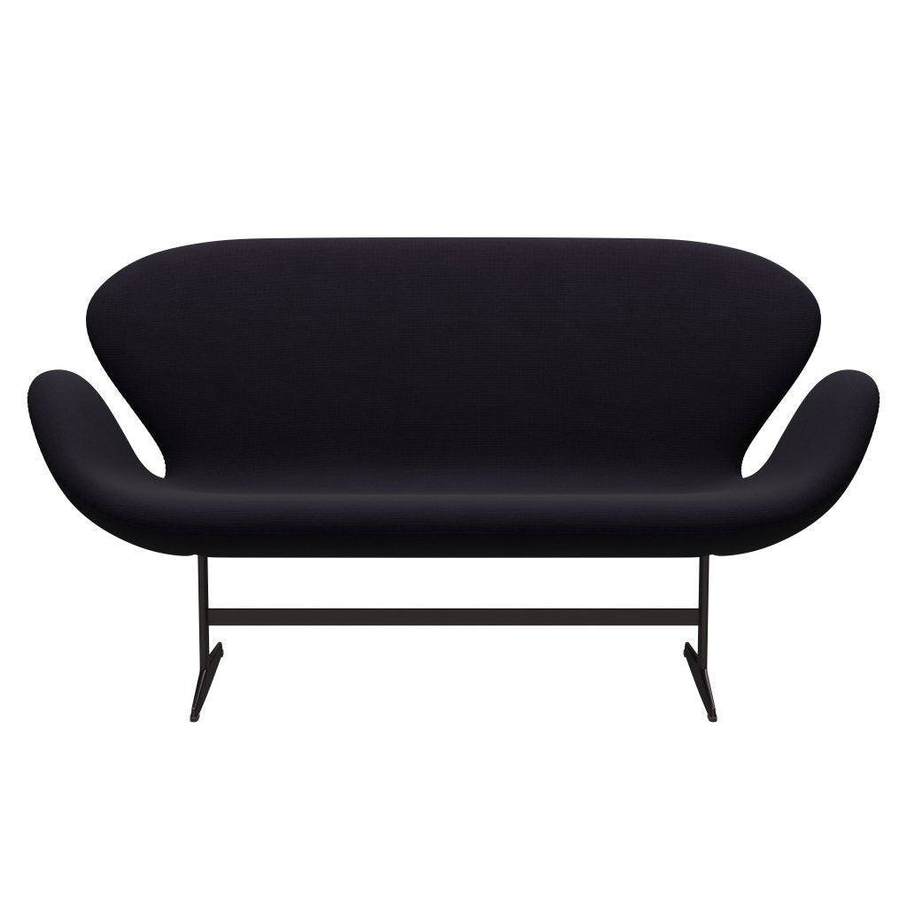 Fritz Hansen Canapé cygne 2 places, bronze brun / renom Bordeaux (64055)