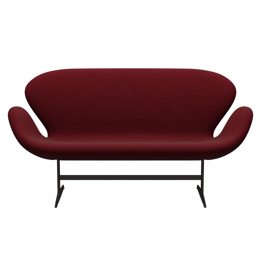 Fritz Hansen SWAN SOFA 2 -sits, brun brons/berömmelse Bordeaux (64058)