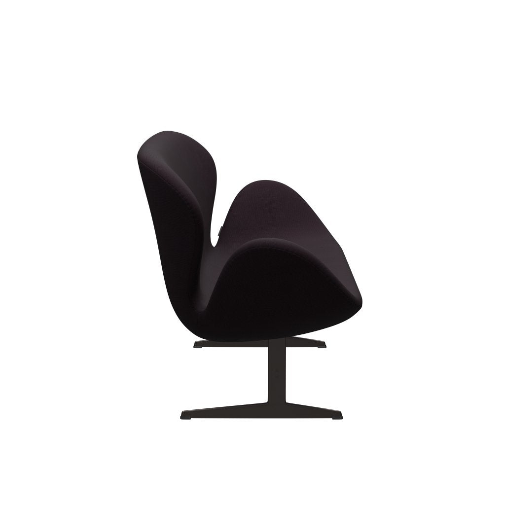 Fritz Hansen Swan divano 2 posti, bronzo marrone/fama marrone (61108)