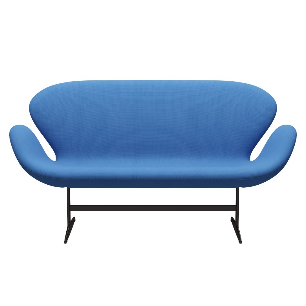 Fritz Hansen Swan Sofa 2 -sæder, brun bronze/berømmelse turkis (66118)