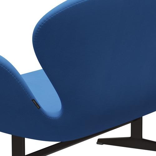 Fritz Hansen Swan Sofa 2-Sitzer, Braun Bronze/Fame Türkis (66118)