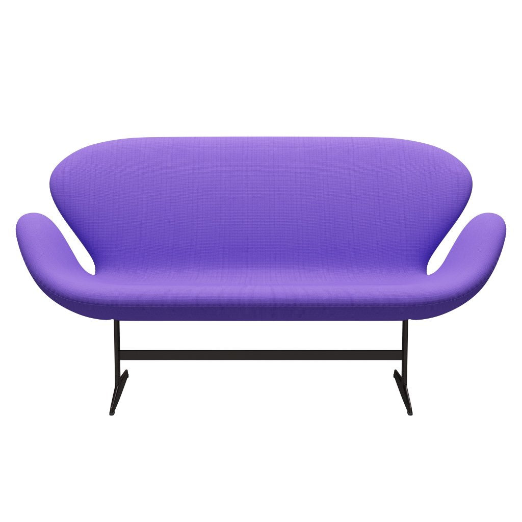 Fritz Hansen Swan Sofa 2-Sitzer, Braun Bronze/Fame Violet Light