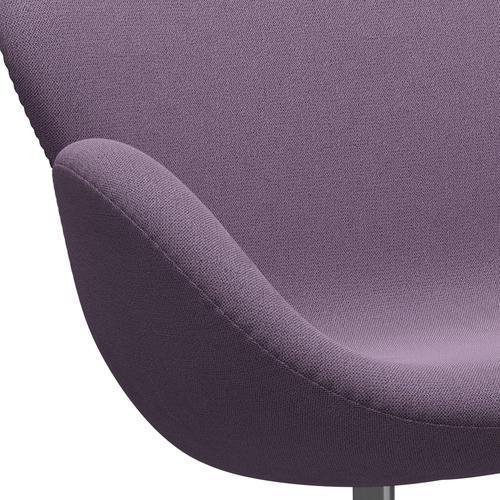 [product_category]-Fritz Hansen Swan Sofa 2 Seater, Satin Brushed Aluminium/Capture Light Violet-Fritz Hansen-3321-CP4501-SPAL-FRI-7