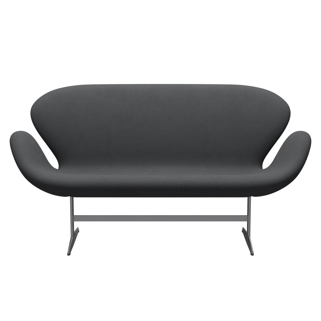 Fritz Hansen Swan Sofa 2 Seater, Silver Grey/Christianshavn Grey Uni