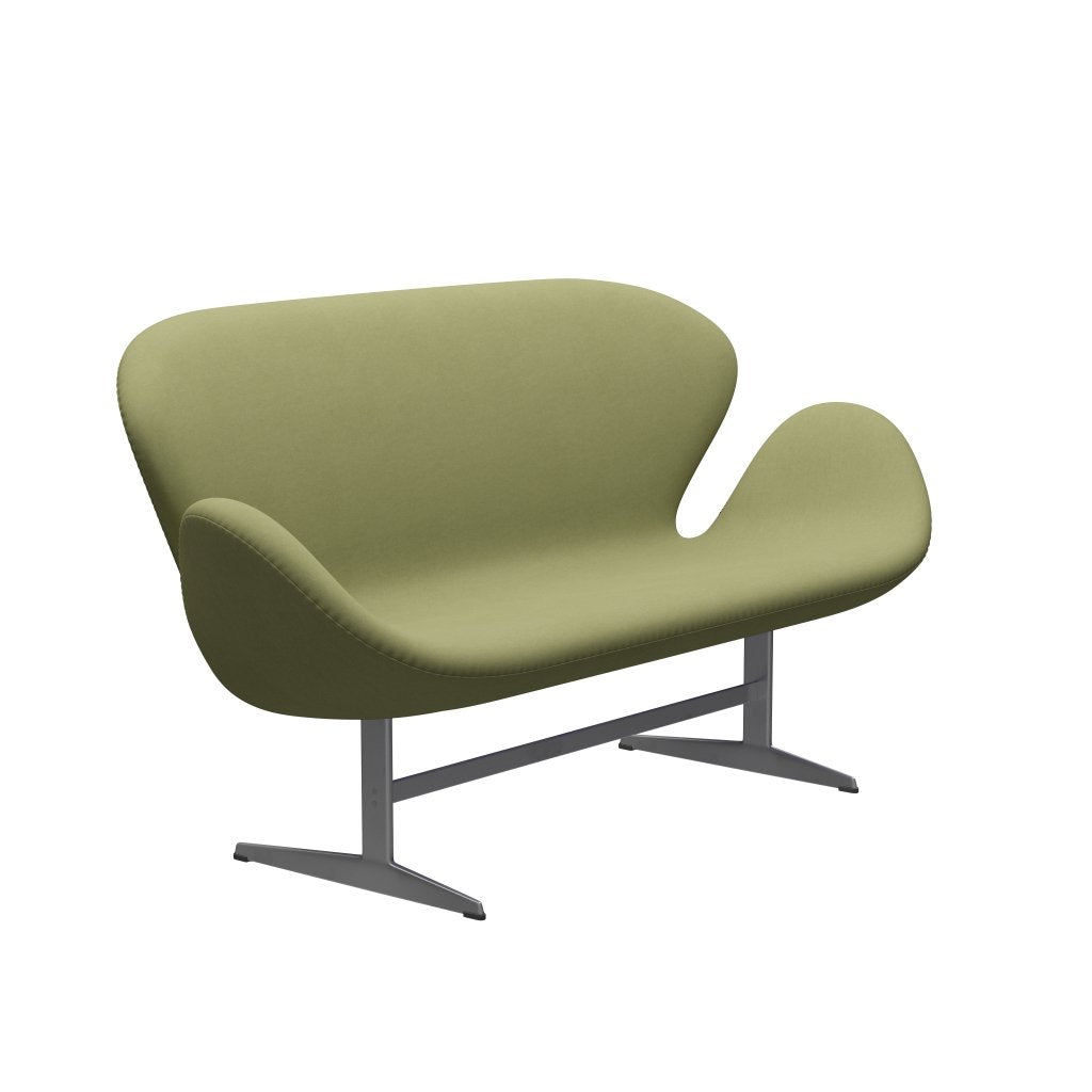 Fritz Hansen Swan Sofa 2 -zits, zilvergrijs/comfortgrijs (68009)