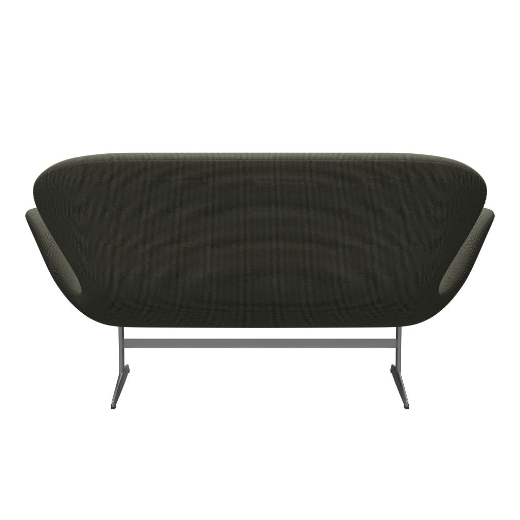 [product_category]-Fritz Hansen Swan Sofa 2 Seater, Silver Grey/Diablo Warm Grey-Fritz Hansen-3321-DIA101-SGBASE-FRI-4