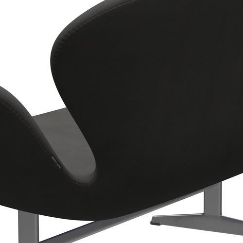 Fritz Hansen Swan Sofa 2 -zits, zilvergrijs/roembruin (61060)