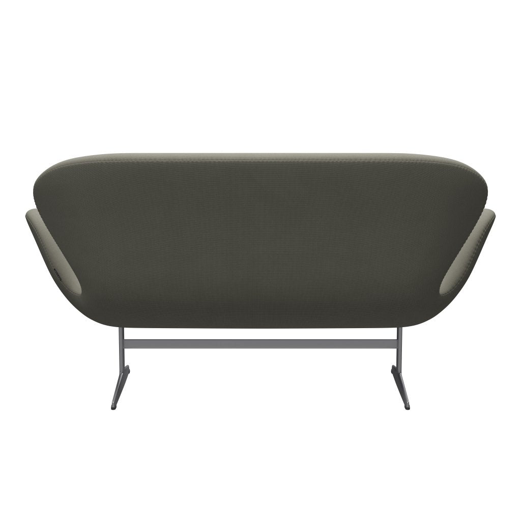 Fritz Hansen Swan divano 2 posti, grigio grigio/fama argento (61136)