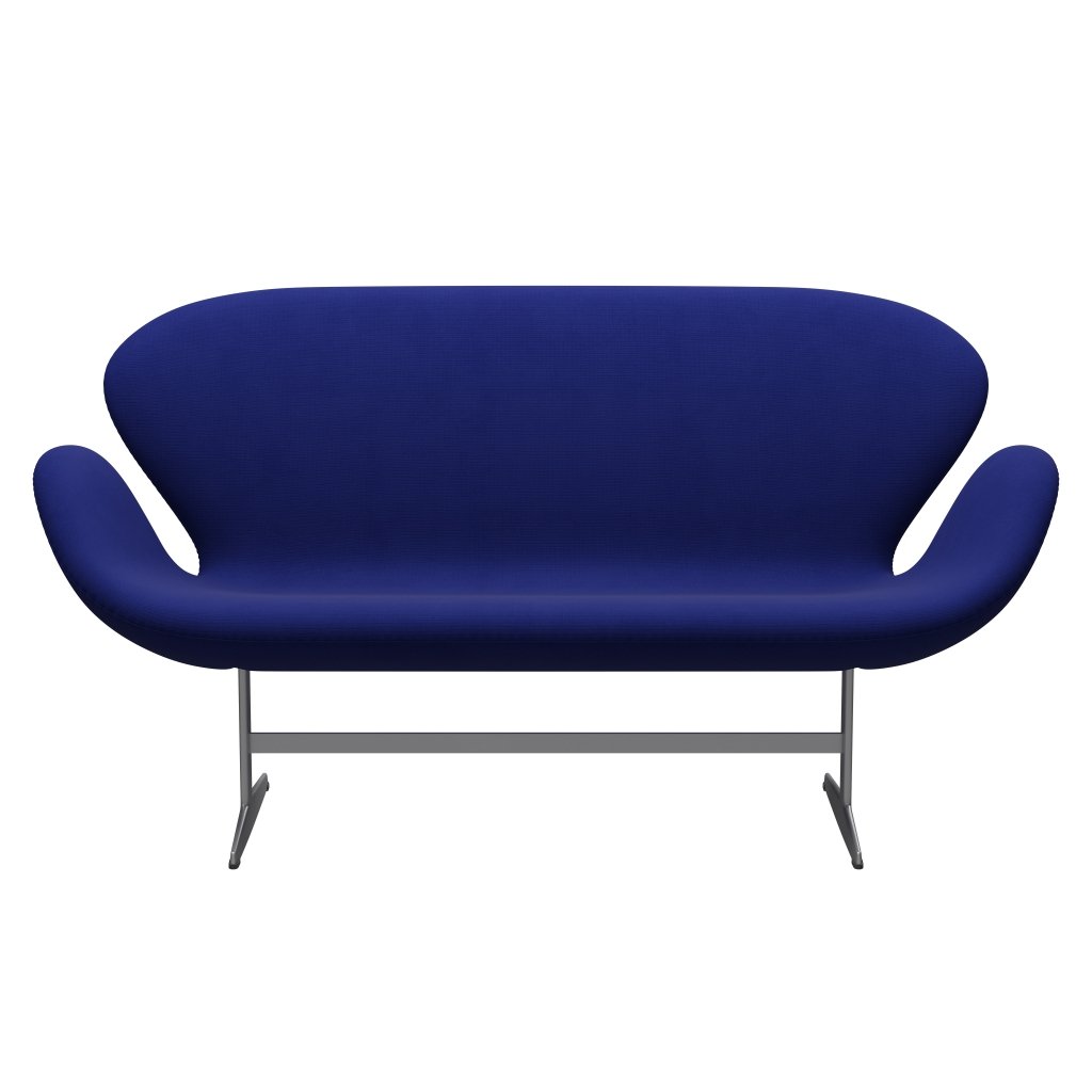 Fritz Hansen Swan Sofa 2 -sits, Silver Grey/Fame Navy (66032)