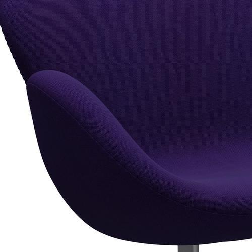 [product_category]-Fritz Hansen Swan Sofa 2 Seater, Silver Grey/Hallingdal Violet-Fritz Hansen-3321-HAL702-SGBASE-FRI-7