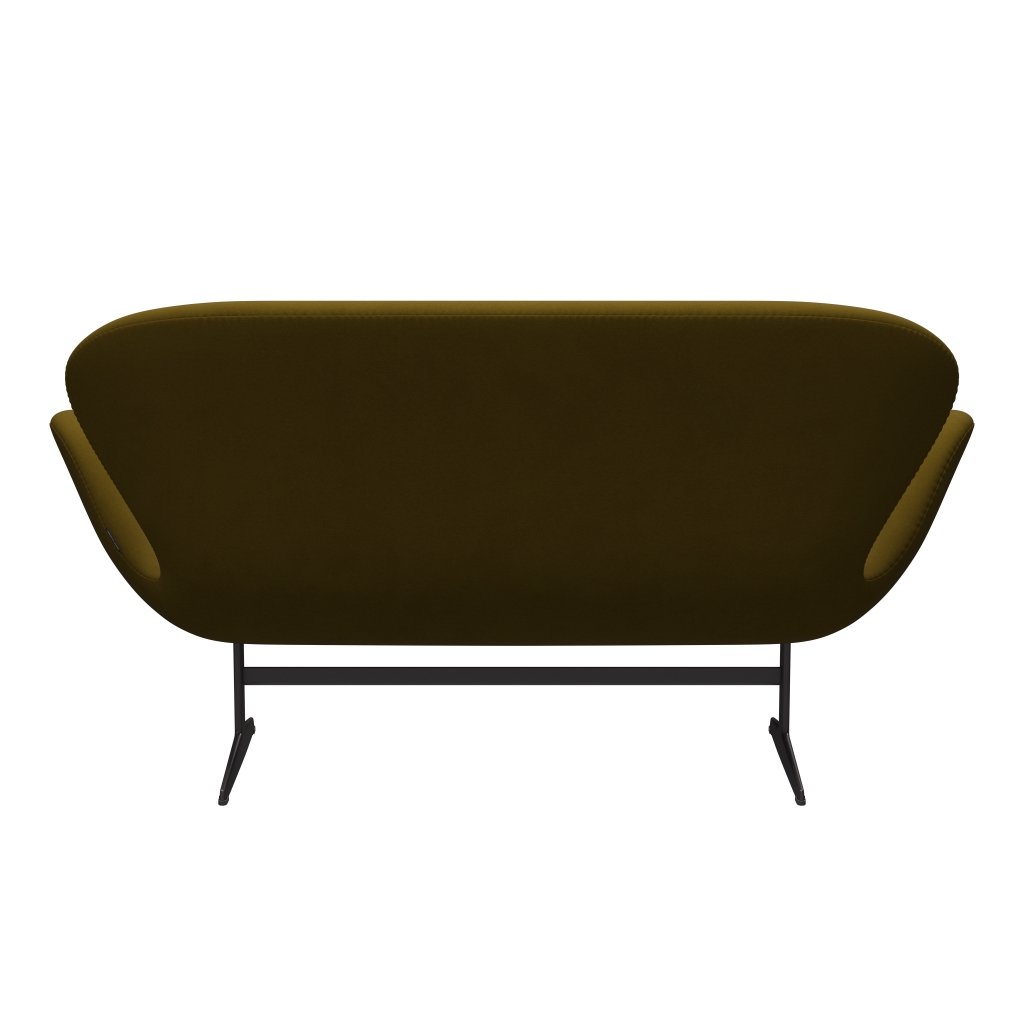 Fritz Hansen Swan Sofa 2 Seater, Warm Graphite/Comfort Brown (68007)