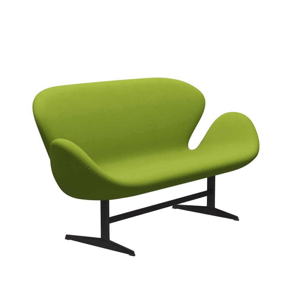 Fritz Hansen Swan Sofa 2 -zits, warm grafiet/comfortlicht groen (68000)