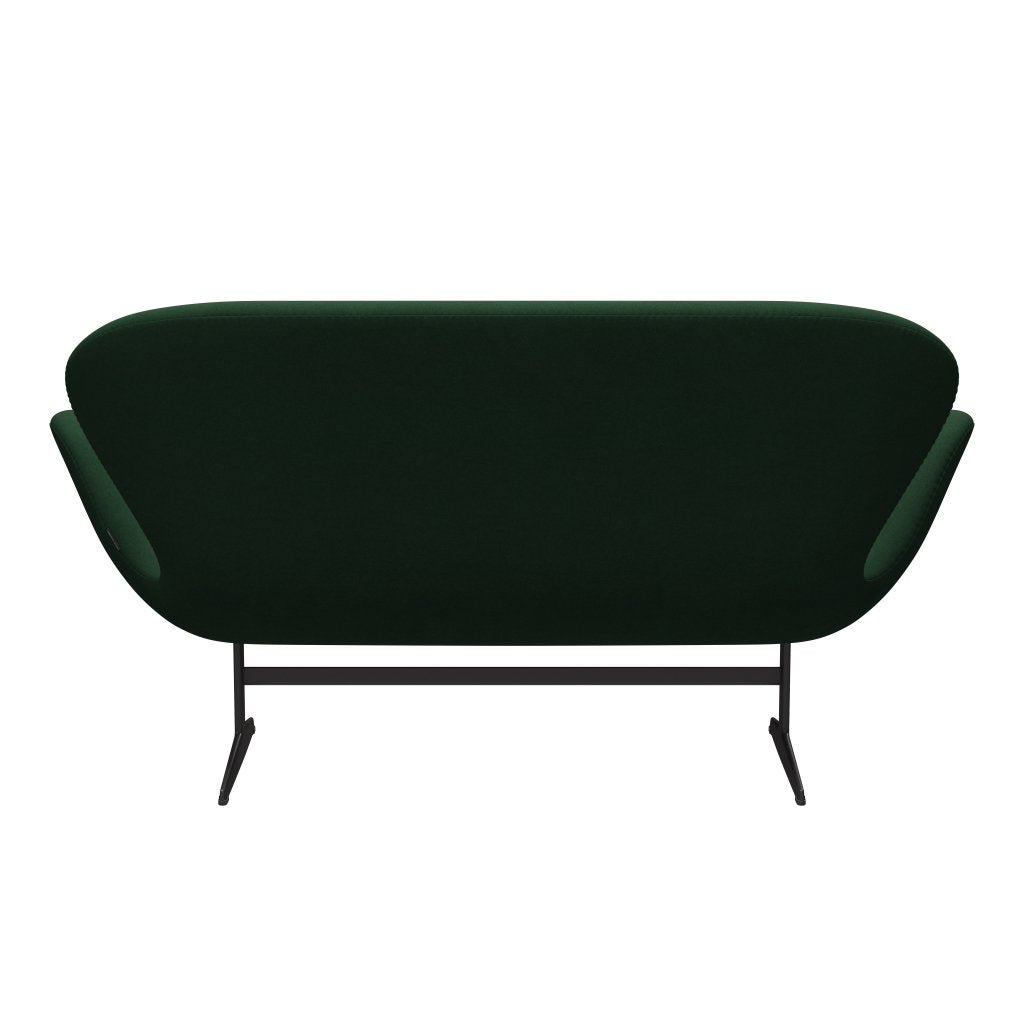 Fritz Hansen Swan Sofa 2 Seater, Warm Graphite/Divina Dark Green (876)