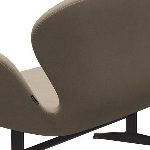 [product_category]-Fritz Hansen Swan Sofa 2 Seater, Warm Graphite/Divina Light Beige-Fritz Hansen-3321-DIV224-WGBASE-FRI-5