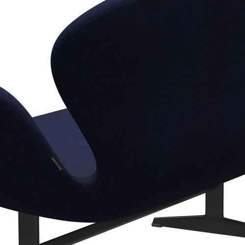 [product_category]-Fritz Hansen Swan Sofa 2 Seater, Warm Graphite/Divina Md Midnight Blue-Fritz Hansen-3321-DMD773-WGBASE-FRI-5