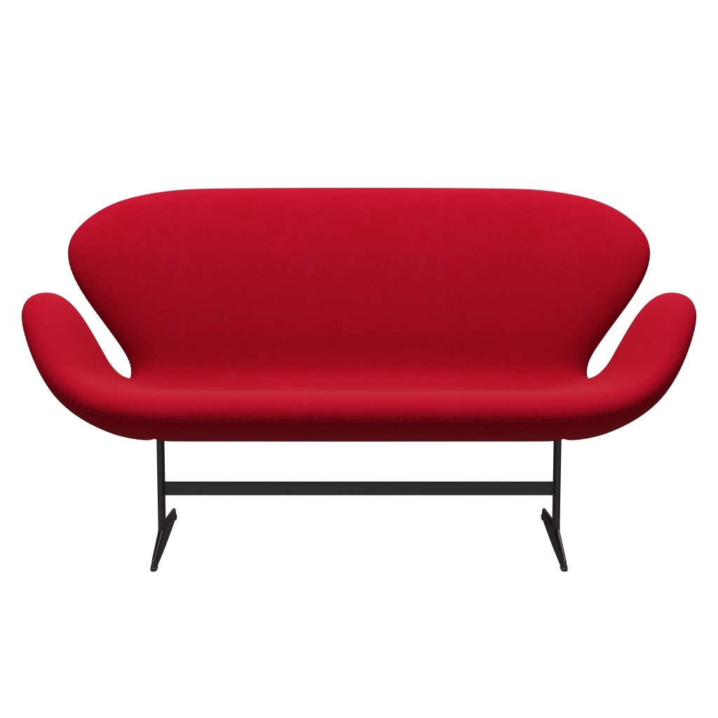 [product_category]-Fritz Hansen Swan Sofa 2 Seater, Warm Graphite/Divina Pink-Fritz Hansen-3321-DIV636-WGBASE-FRI-1