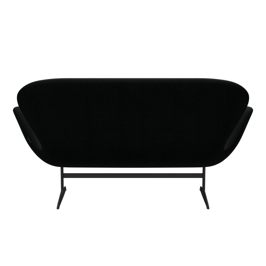 [product_category]-Fritz Hansen Swan Sofa 2 Seater, Warm Graphite/Fame Black-Fritz Hansen-3321-F60999-WGBASE-FRI-4