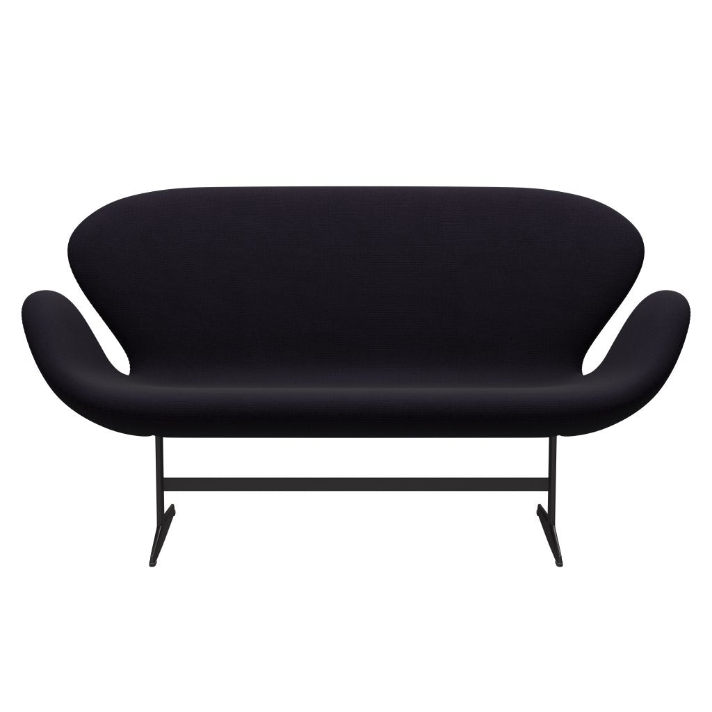 Fritz Hansen Swan Sofa 2 seters, varm grafitt/berømmelse Bordeaux (64055)