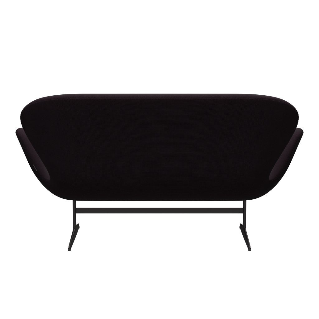 Fritz Hansen Swan Sofa 2 seters, varm grafitt/berømmelse brun (61108)