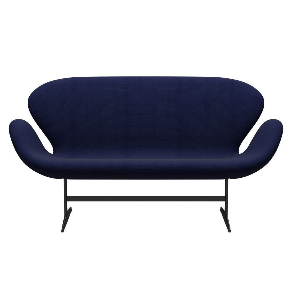 Fritz Hansen Swan Sofa 2 -sæder, varm grafit/berømmelse mørkeblå (66005)