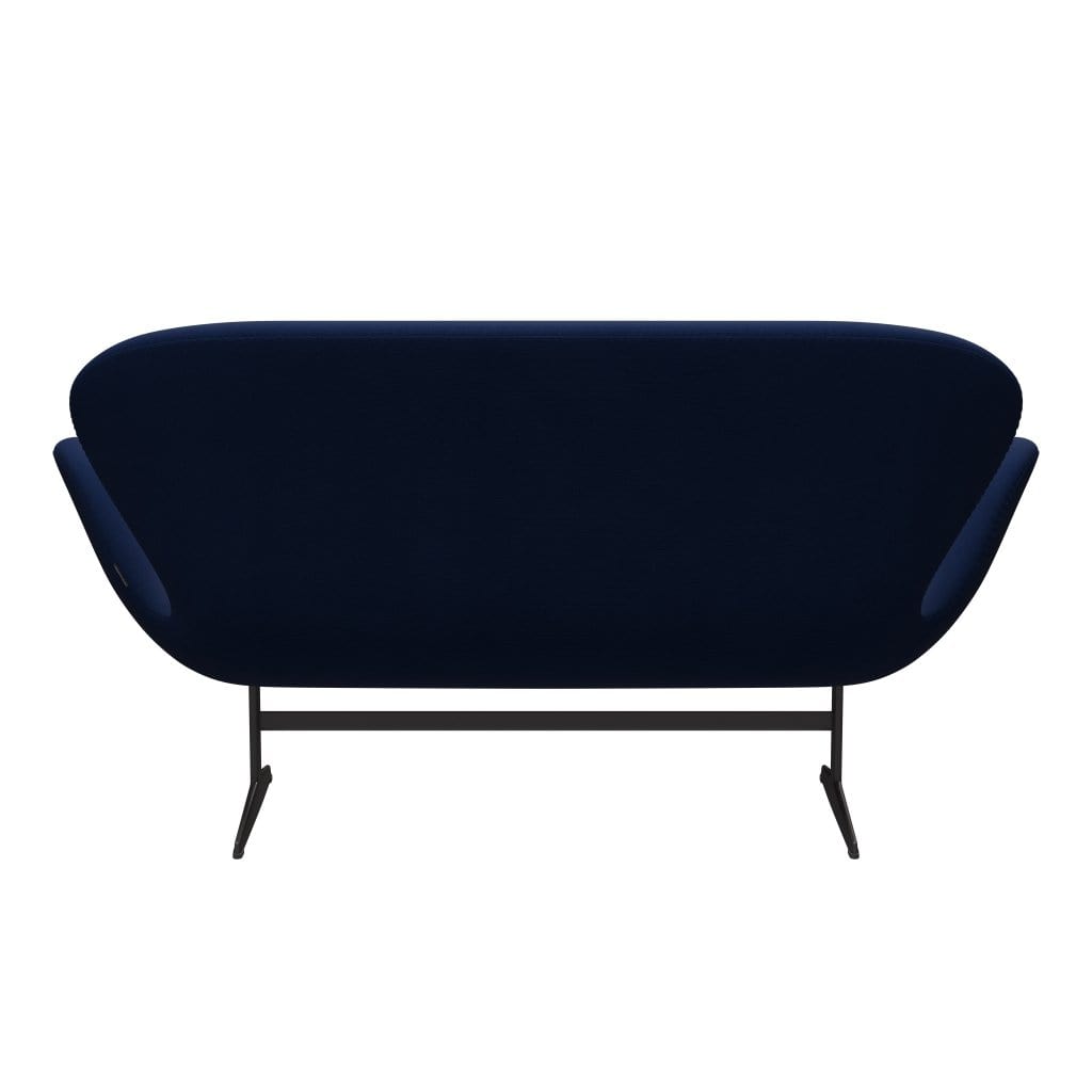 Fritz Hansen Swan Sofa 2-Sitzer, Warm Graphit/Fame Dunkelblau (66071)