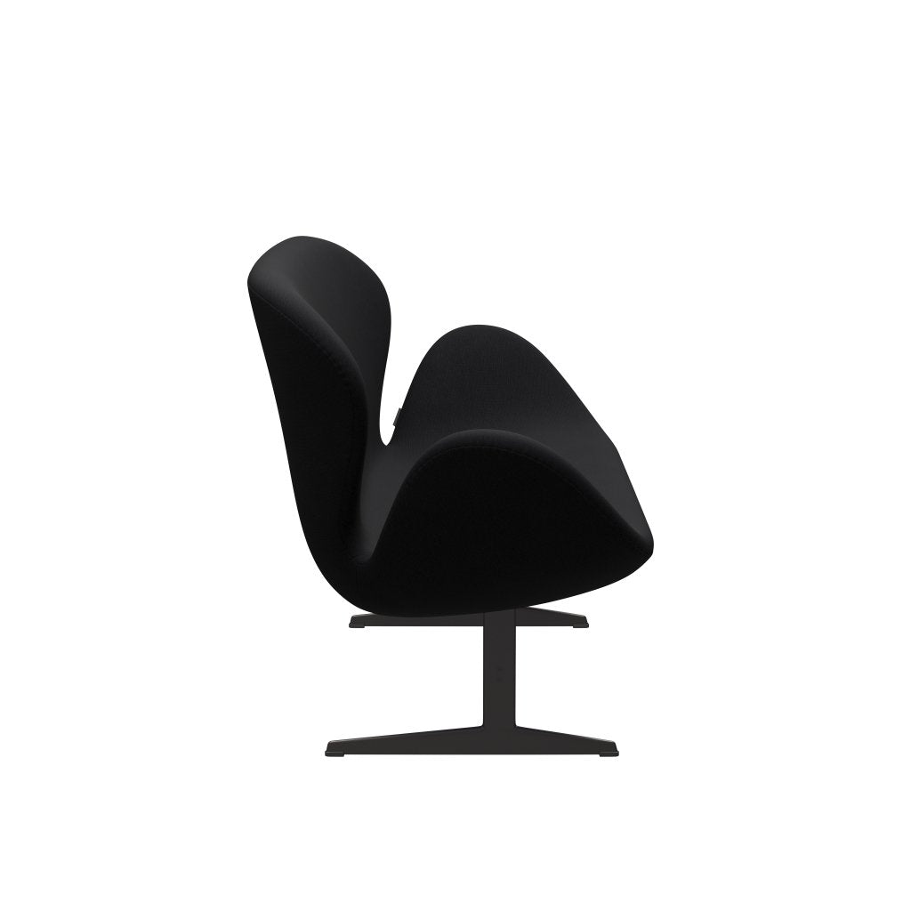 Fritz Hansen Swan divano 2 posti, grafite calda/grigio fama (60051)