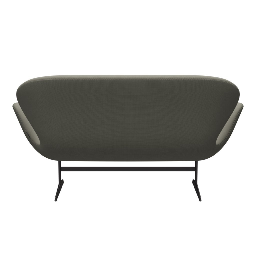 Fritz Hansen Swan Sofa 2 plazas, grafito cálido/fama gris (61136)