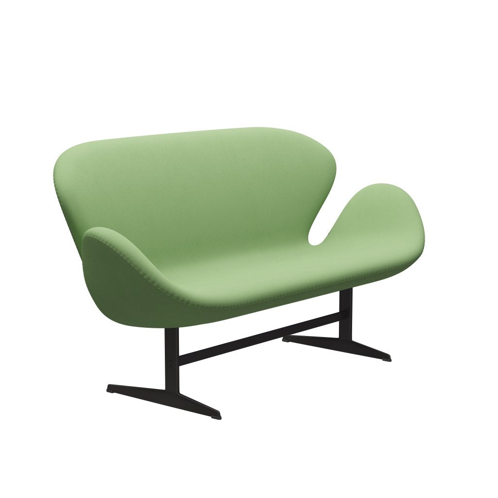 [product_category]-Fritz Hansen Swan Sofa 2 Seater, Warm Graphite/Fame Light Green-Fritz Hansen-3321-F68147-WGBASE-FRI-2