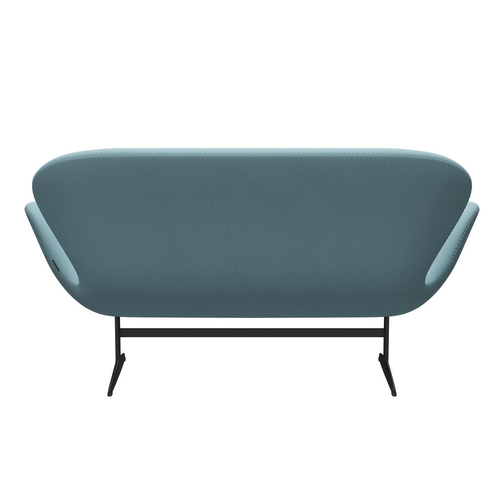 [product_category]-Fritz Hansen Swan Sofa 2 Seater, Warm Graphite/Fame Turquoise Light-Fritz Hansen-3321-F67068-WGBASE-FRI-4