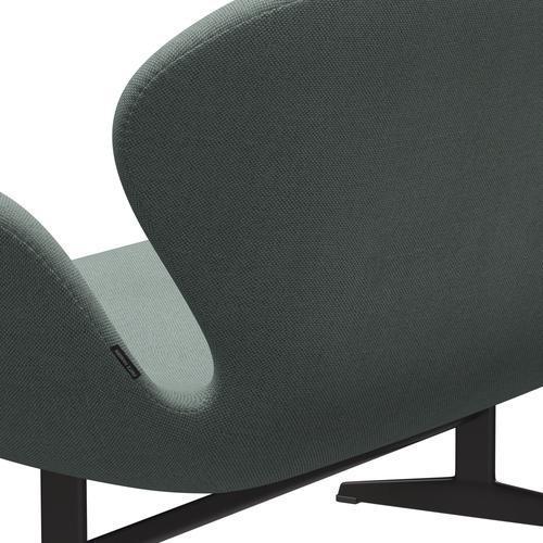 [product_category]-Fritz Hansen Swan Sofa 2 Seater, Warm Graphite/Re Wool Light Aquamarine/Natural-Fritz Hansen-3321-REW868-WGBASE-FRI-5