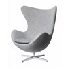  The Egg Lounge Chair Fabric Hallingdal Grey